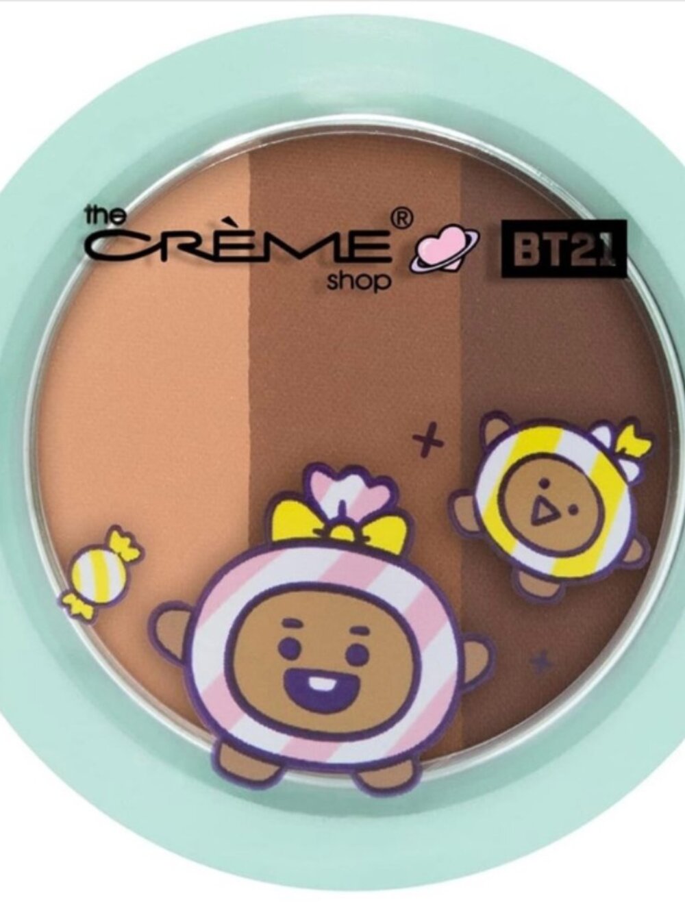 The Crème Shop Cookies & Crème Velvety Matte Shadow Trio BT21-Limited Edition
